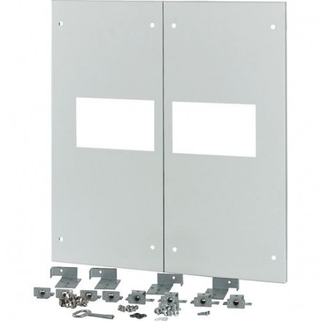 XM2N44F08C 180481 Y7-180481 EATON ELECTRIC Front plate, 2xNZM4, 4p, fixed, W 800mm, grey