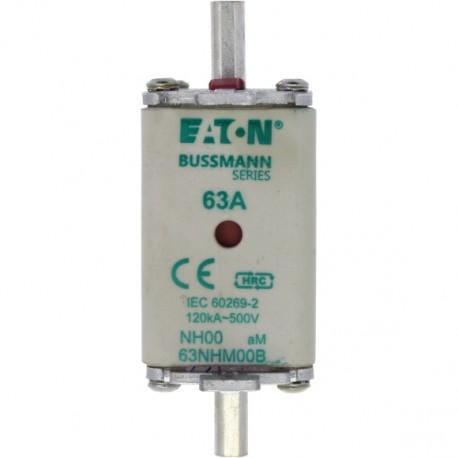 Low Voltage NH 63NHM0B EATON ELECTRIC FUSE NH SIZE 0 AM 63A 500V