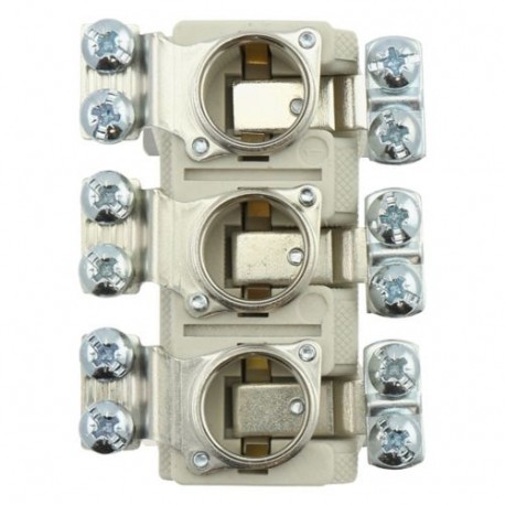 3 POLE BASE FOR DO2 FUSES TFRN02-D EATON ELECTRIC 3 POLE BASE FOR FUSES DO2