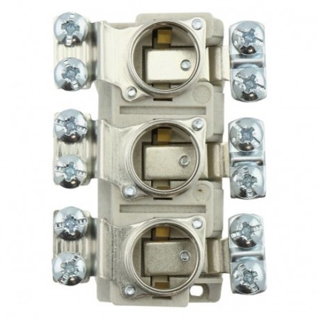 3 POLE BASE FOR DO2 FUSES TFRN02-SD EATON ELECTRIC 3 POLE BASE FOR FUSES DO2