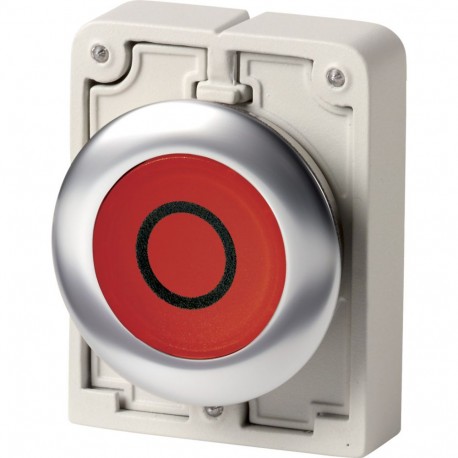 M30I-FDL-R-X0 188033 Y7-188033 EATON ELECTRIC Illuminated push-buttons, flat front, flush, momentary, red, l..