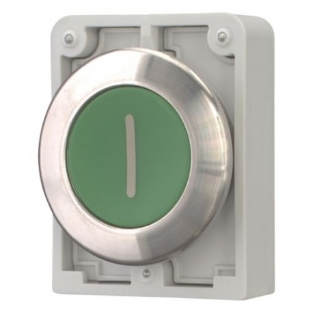 M30I-FD-G-X1 188100 Y7-188100 EATON ELECTRIC Push-buttons, flat front, flush, momentary, green, labeled