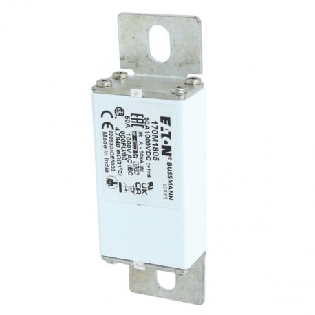 FUSE 50A 1000V DC 000FU/90 AR UR 170M1805 EATON ELECTRIC 170M1805