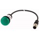 C22-L-G-24-P30 185125 EATON ELECTRIC Indicator light, classic, flat, green, 24 V AC/DC, cable (black) with m..