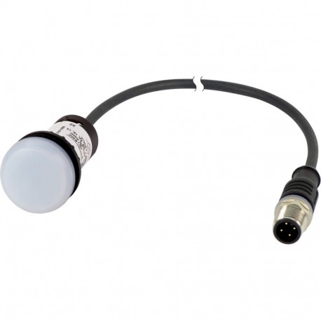 C22-L-W-24-P30 185127 EATON ELECTRIC Indicator light, classic, flat, white, 24 V AC/DC, cable (black) with m..