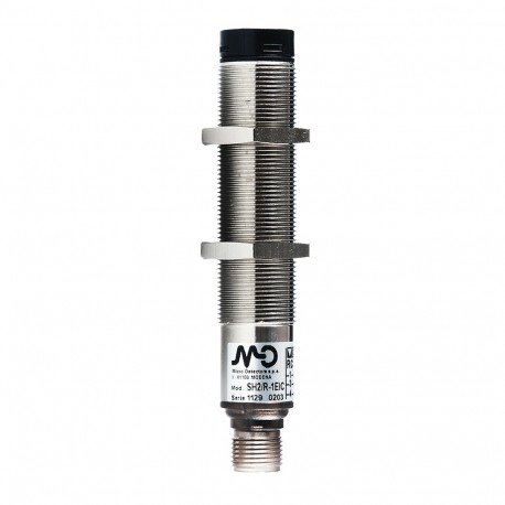 SH4/E-2EIC MICRO DETECTORS Sensor de seguridad Emisor M18 11m de plástico de 90° conector M12 de e/S IEC6113..