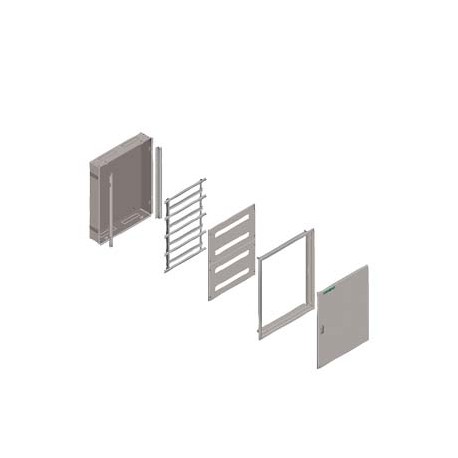 8GK2042-3KL21 SIEMENS ALPHA 125, quadro da parete, con scomparto di distribuzione, IP43, H: 1000 mm, B: 600 ..