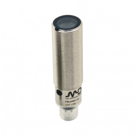 FBL4/BN-1E MICRO DETECTORS Photoelectric sensor Axial laser Diffuse 300 mm adjustable NPN NO+NC met. conn. M..