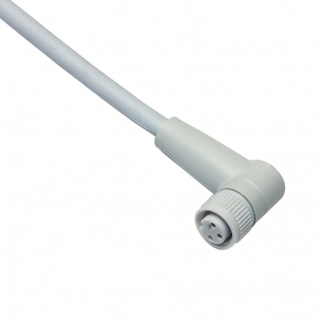 CD08F/0A-100C4 MICRO DETECTORS M8 Conector 90° 3 pólos, Cabo de PP-EPDM 10m IP69K