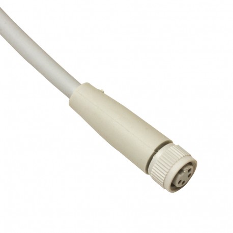 CD08F/0B-100A4 MICRO DETECTORS M8 Conector fêmea Axial de 4 pólos, Cabo de PP-EPDM 10m IP69K