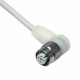 CD12F/LB-050C4 MICRO DETECTORS М12 разъем осевой 4 полюса кабель ПП-СКЭПТ 5м ІР69К 3 Сид