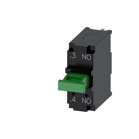 3SU1400-3AA10-5BA0 SIEMENS Contact module with 1 contact element, 1 NO, soldered connection, for use on prin..
