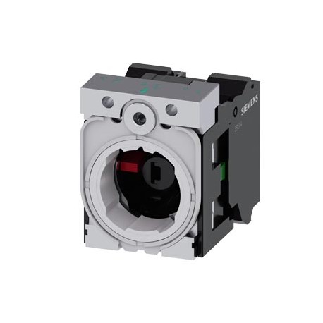 3SU1551-1AB50-3MA0 SIEMENS holder, universal, 3-way, plastic/metal, 1 NO, 1 NC, LED module, blue, 24 V AC/DC..