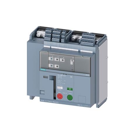 3WL1006-3AC13-0AA0 SIEMENS fixed-mounted circuit breakers 4-pole, frame size 0, IEC N conductor on the left ..