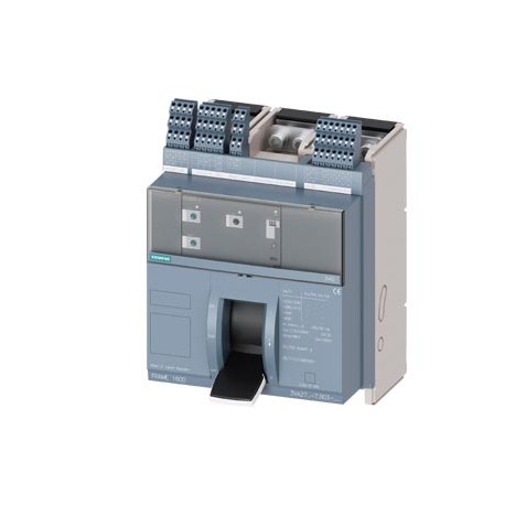 3VA2712-6AB03-0AA0 SIEMENS fixed-mounted molded case circuit breaker w. handle frame 1600 4AUX and trip alar..