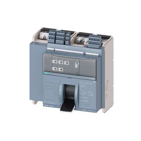 3VA2716-5AC13-0AA0 SIEMENS fixed-mounted molded case circuit breaker w. handle frame 1600 4AUX and trip alar..