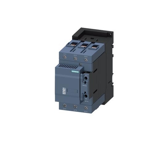 3RT2645-1AF03 SIEMENS Contacteur de condensateur, AC-6b 75 kVAr, / 400 V 1 NO + 1 NF, 110 V CA, 50 Hz 3 pôle..