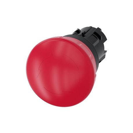 3SU1000-1LB20-0AA0 SIEMENS Emergency stop mushroom pushbutton, 22 mm, round, plastic, red, 40 mm, latching a..