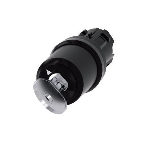 3SU1000-5JF01-0AA0 SIEMENS Interruptor de llave CES con vigilancia de llave, 22 mm, redondo, plástico, n.º d..