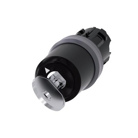 3SU1030-5JF01-0AA0 SIEMENS Interruptor de llave CES con vigilancia de llave, plástico con anillo frontal de ..
