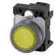 3SU1132-0AD30-3AA0 SIEMENS Indicator light, in illuminated pushbutton design, 22 mm, round, plastic with met..