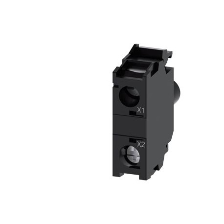 3SU1401-1BB60-1AA2 SIEMENS Module LED avec LED intégrée 24 V CA / CC blanc, borne à vis, pour fixation sur p..