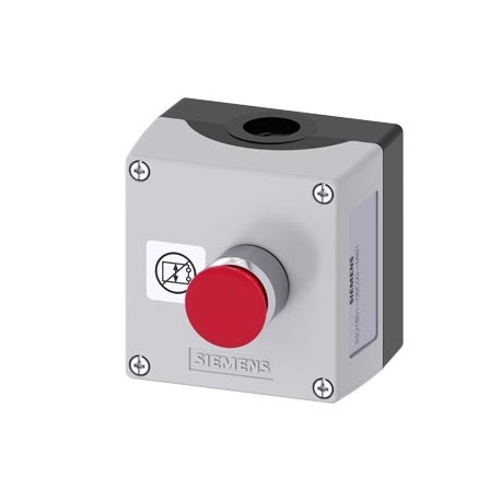 3SU1801-0BC00-4AB1 SIEMENS Enclosure for command devices 22 mm, round, enclosure material plastic, enclosure..