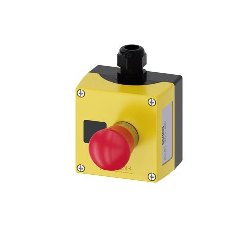 3SU1851-0NB10-4GB2 SIEMENS AS-Interface enclosure for command devices 22 mm, round, enclosure material metal..