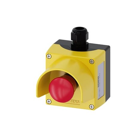 3SU1851-0NB10-4GC2 SIEMENS AS-Interface enclosure for command devices 22 mm, round, Enclosure material metal..