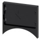 3SU1960-0AS10-0AA0 SIEMENS Label holder, 30 mm, flat, Frame rounded off at the bottom black, for labeling pl..