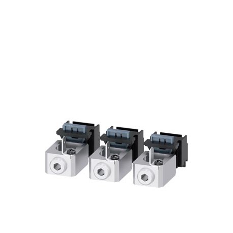 3VA9133-0JK11 SIEMENS wire connector CU with control wire voltage tap-off 3 units accessory for: 3VA4/5 125