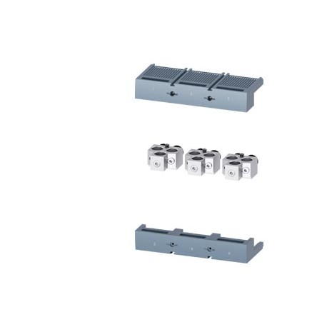 3VA9503-0JG32 SIEMENS WIRE CONNECTOR 3 CABLES WITH CONTROL WIRE TAP 3 PCS. ACCESSORY FOR: 3VA15/25 1000