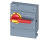 3VA9687-0EK25 SIEMENS FRONT MOUNTED ROTARY OPERATOR EMERGENCY-OFF WITH DOOR INTERLOCKING IEC IP30/40 ACCESSO..