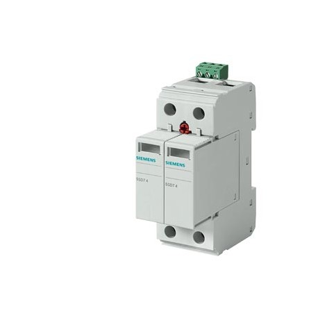 5SD7481-1 SIEMENS Surge arrester, Type 2, pluggable protective modules, UC 800 V AC, 1-pole, Varistor connec..