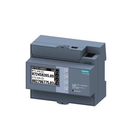 7KM2200-2EA40-1EA1 SIEMENS SENTRON, measuring device, 7KM PAC2200, LCD, L-L: 400 V, L-N: 230 V, 65 A, strd r..