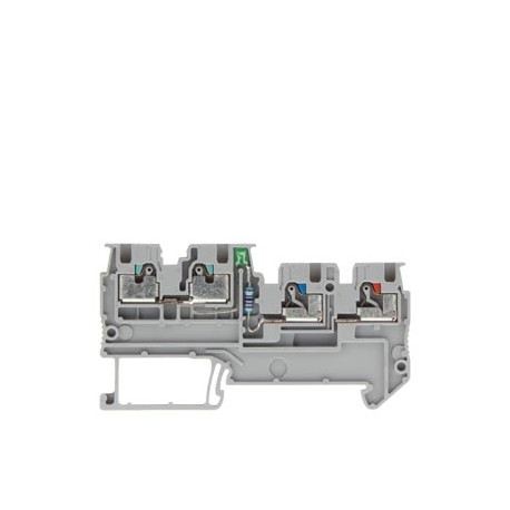 8WH6003-0DE00 SIEMENS Klemme, iPo-Steckanschluß, 4 Anschlußstellen, Initiator Klemme, 1,5mm², grau