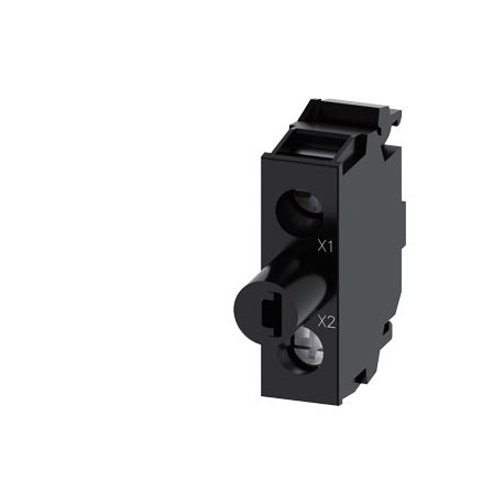 3SU1401-2BB40-1AA2 SIEMENS Module LED avec LED intégrée 24 V CA / CC vert, borne à vis, pour fixation au sol..