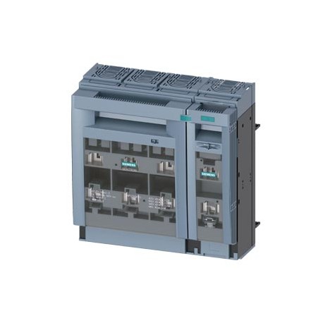 3NP1154-1BC10 SIEMENS SENTRON, fuse switch disconnector 3NP1, 4-pole, NH2, 400 A, for 60mm 8US busbar system..