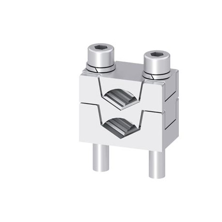 3NP1951-1BB20 SIEMENS Prism terminal double 2x 70 120mm2, for size NH2 1-pole with flat terminal, accessory ..