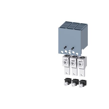 3VA9133-0JC18 SIEMENS Wire Connector with control wire tap for 2 cables 3 pcs. incl. Terminal Cover Extended..