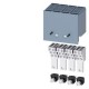 3VA9134-0JF60 SIEMENS distribution wire connector 6 cables 4 units accessory for: 3VA5 125