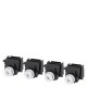3VA9134-0QA00 SIEMENS attacchi piatti a vite, 4 pezzi accessori per: 3VA51