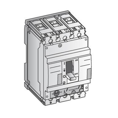 FDE36TC100GF 430279 GENERAL ELECTRIC FDE 160 Interruttore Icu 25 kA/415VAC Ue 690VAC 3P 3 sganci 100A LTM