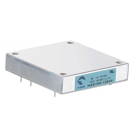 HAE100-48S3P3 MEANWELL DC-DC converter in format, Half-Brick, and input range 2-to-1. Regulated output. Isol..