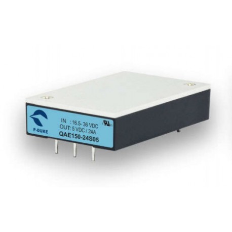 QAE150-12S24 MEANWELL DC-DC converter. Quarter-Brick format. Input range 2-to-1. Regulated output. Isolation..