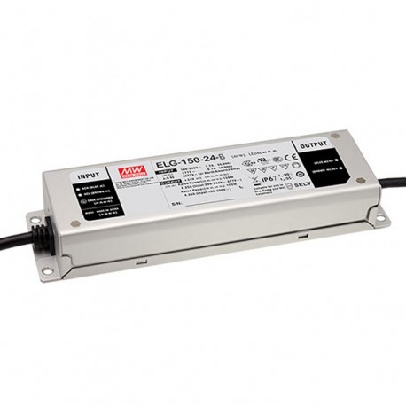 ELG-150-12B MEANWELL Driver LED, Entrada: 100-305VCA, Salida: 10A. 120W, Rango Tensión 6-12V regulable 0-10V..