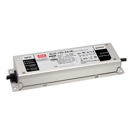 ELG-150-54BE MEANWELL Driver LED, Entrada: 100-305VCA, Salida: 2,5A. 135W, Rango Tensión 27-54V, regulable 0..