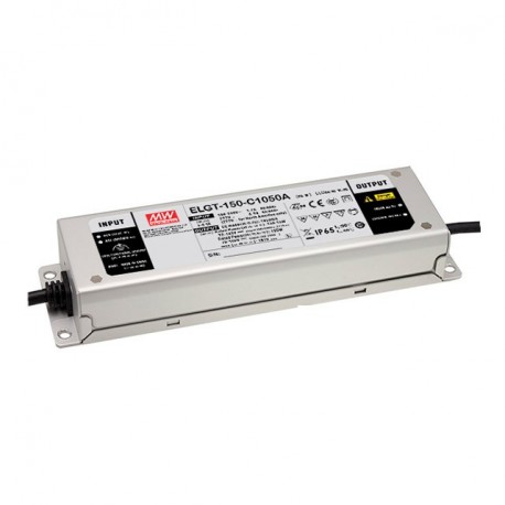 ELGT-150-C1400A MEANWELL LED-Driver AC/DC-Klasse II mit einem ausgang (DC) mit PFC, Ausgabe 107VDC / 1.4 Aus..