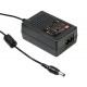 GSM25B05-P1J MEANWELL AC-DC адаптер таблицы с розетки вход IEC320-C8 2-контактный, 5V / 4A с разъемом камерт..