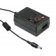 GSM36B48-P1J MEANWELL Adaptateur AC-DC de table, Sortie 48VDC / 0,75 A, prise IEC320-C8 à 2 broches, 60601 2..